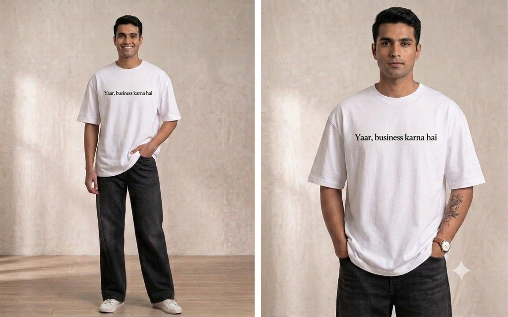 Business Karna Hai | Premium Unisex Oversized T-Shirt