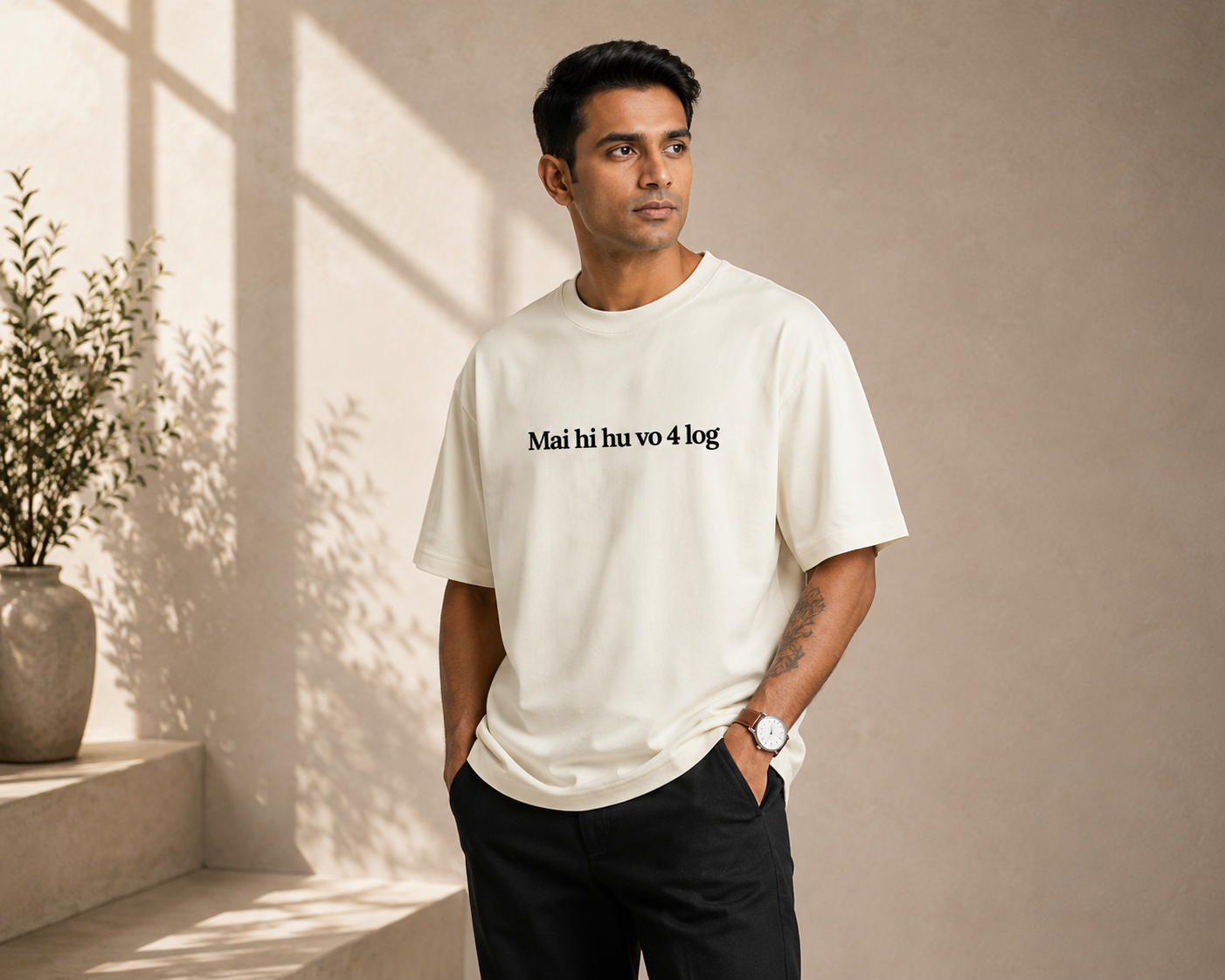 Chaar Log | Premium Unisex Oversized T-Shirt
