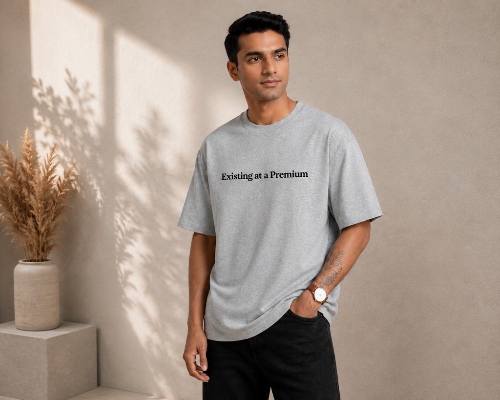 Existing At a Premium | Premium Unisex Oversized Classic T-Shirt
