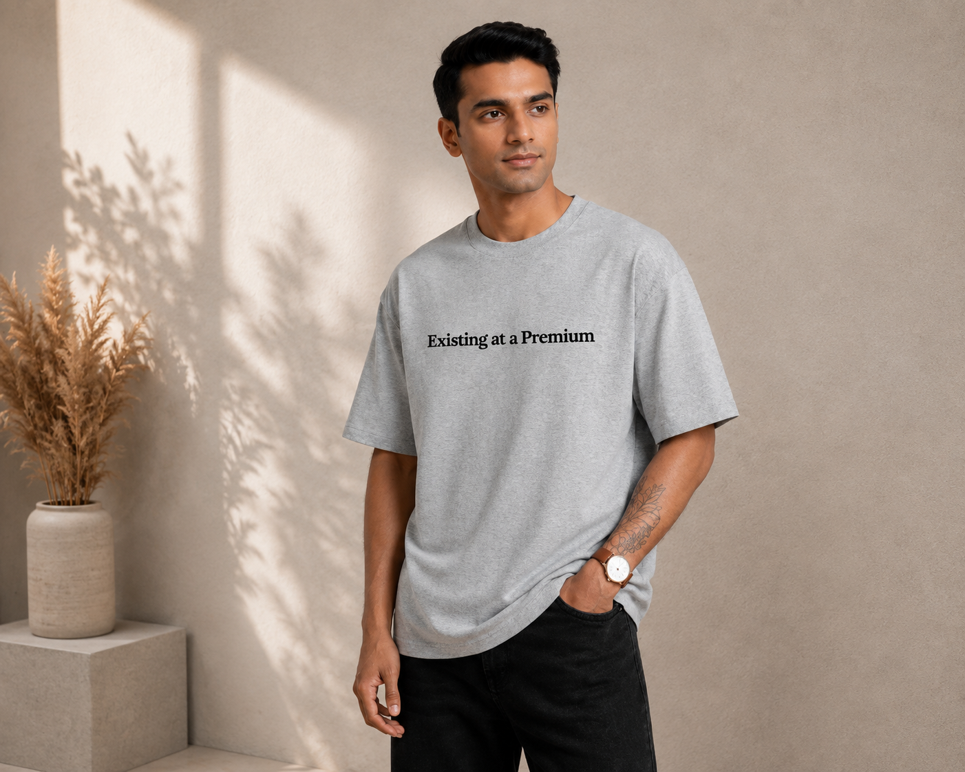 Existing At a Premium | Premium Unisex Oversized Classic T-Shirt