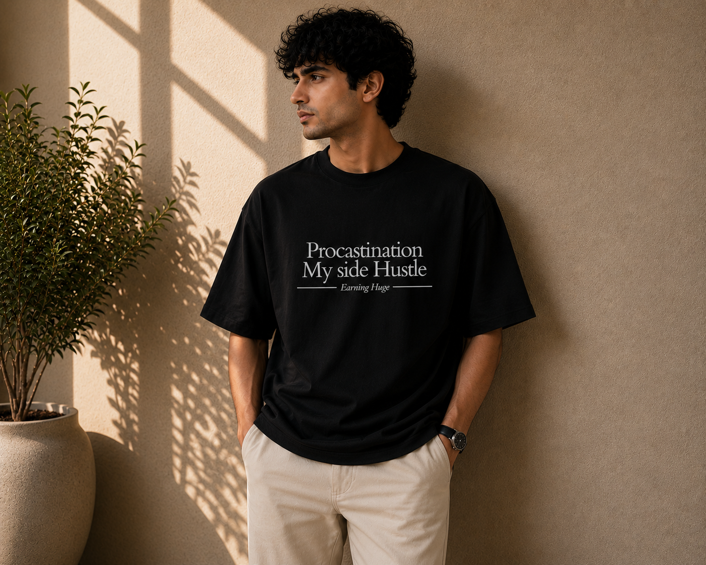 Procastination | Premium Unisex Oversized Classic T-Shirt