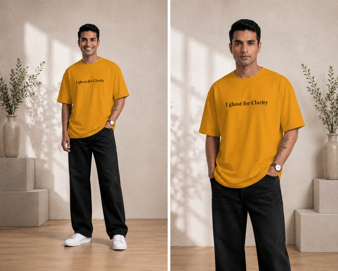 Ghost For Clarity | Premium Unisex Oversized Classic T-Shirt