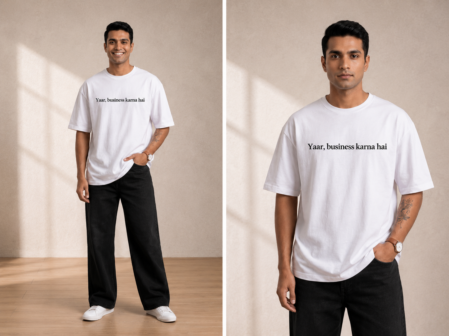Business Karna Hai | Premium Unisex Oversized T-Shirt
