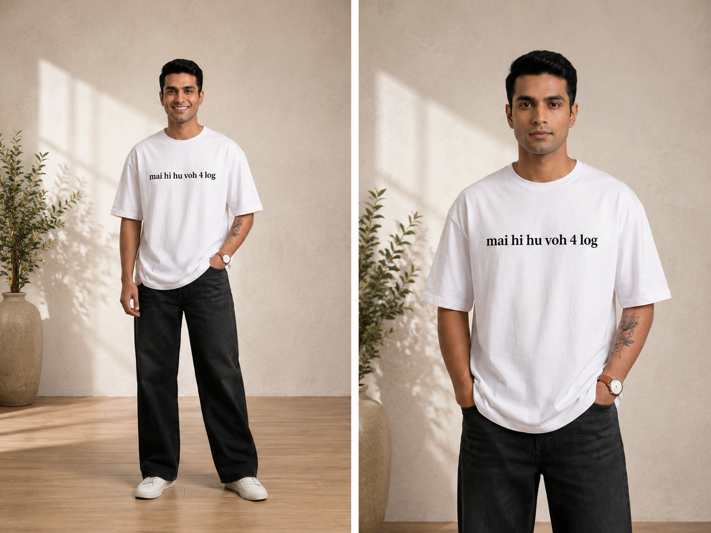 Chaar Log | Premium Unisex Oversized T-Shirt