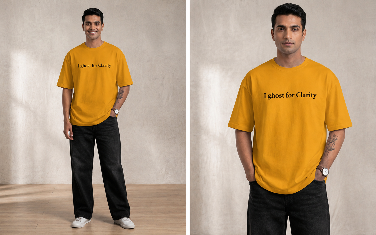 Ghost For Clarity | Premium Unisex Oversized Classic T-Shirt