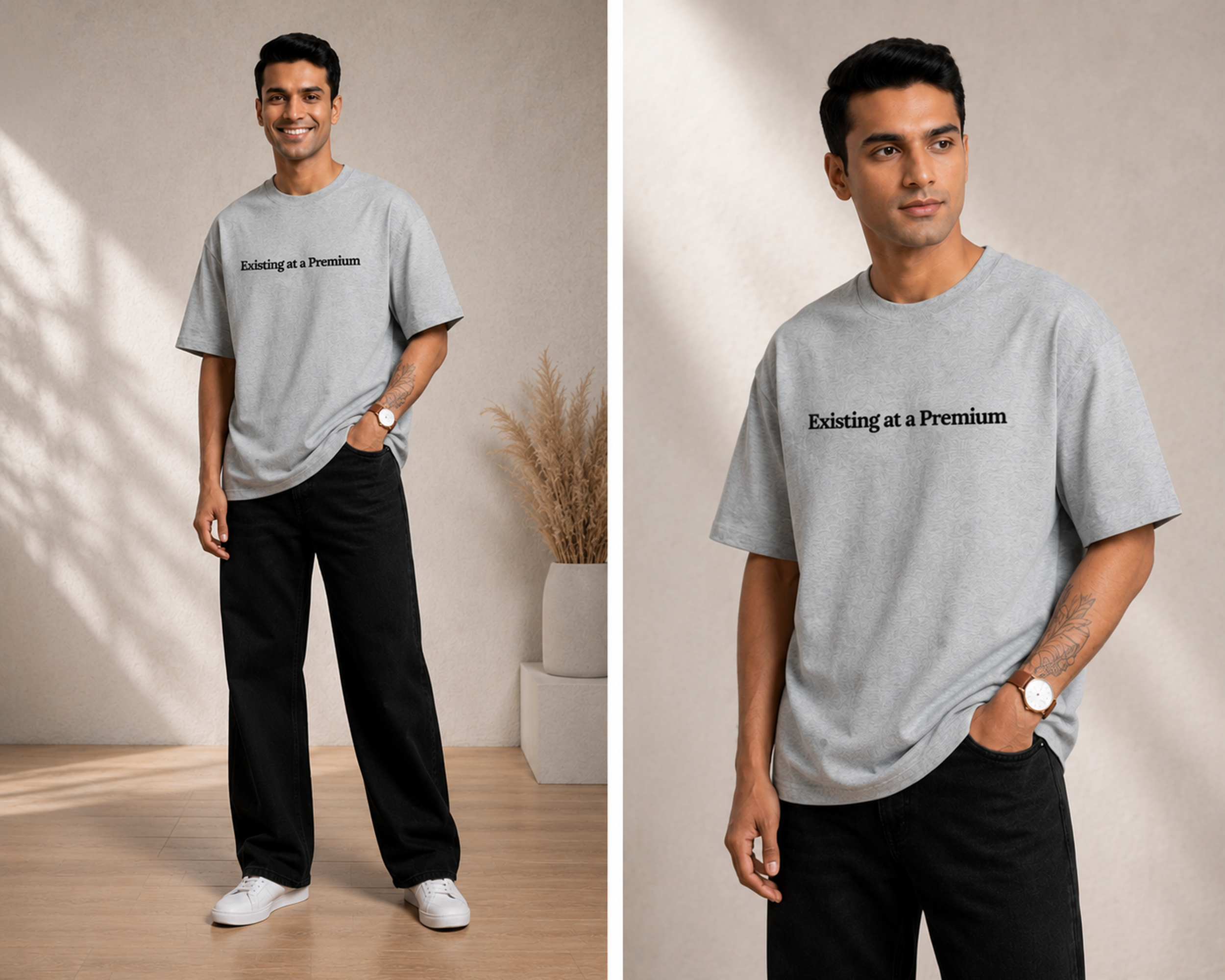 Existing At a Premium | Premium Unisex Oversized Classic T-Shirt