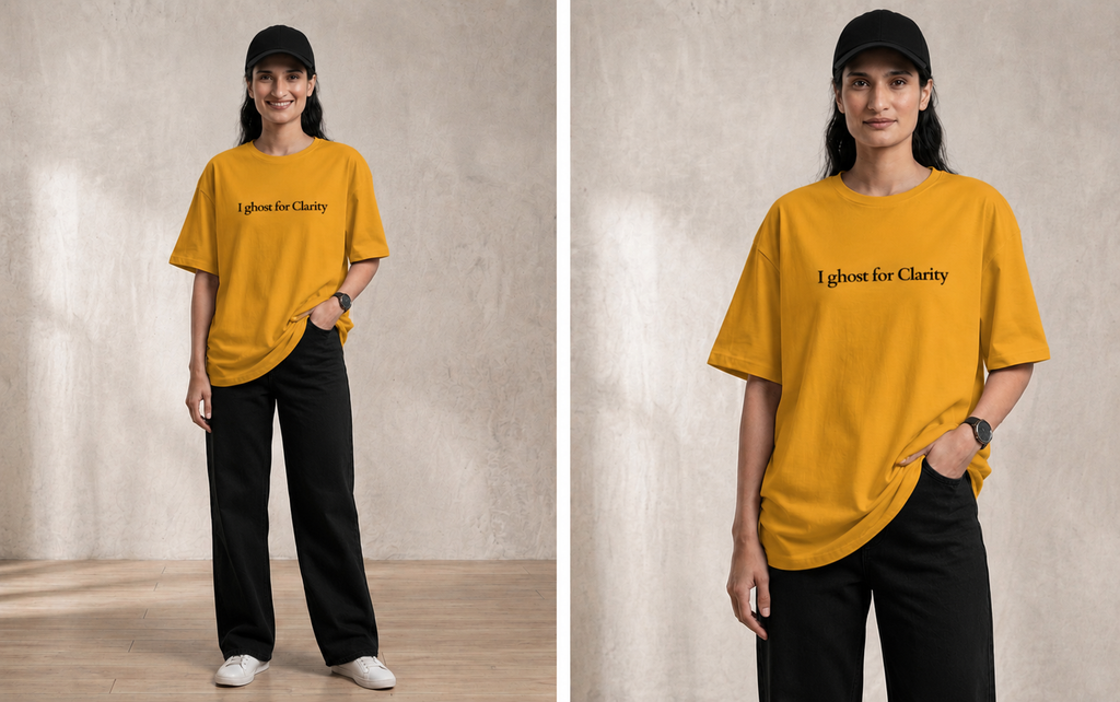 Ghost For Clarity | Premium Unisex Oversized Classic T-Shirt