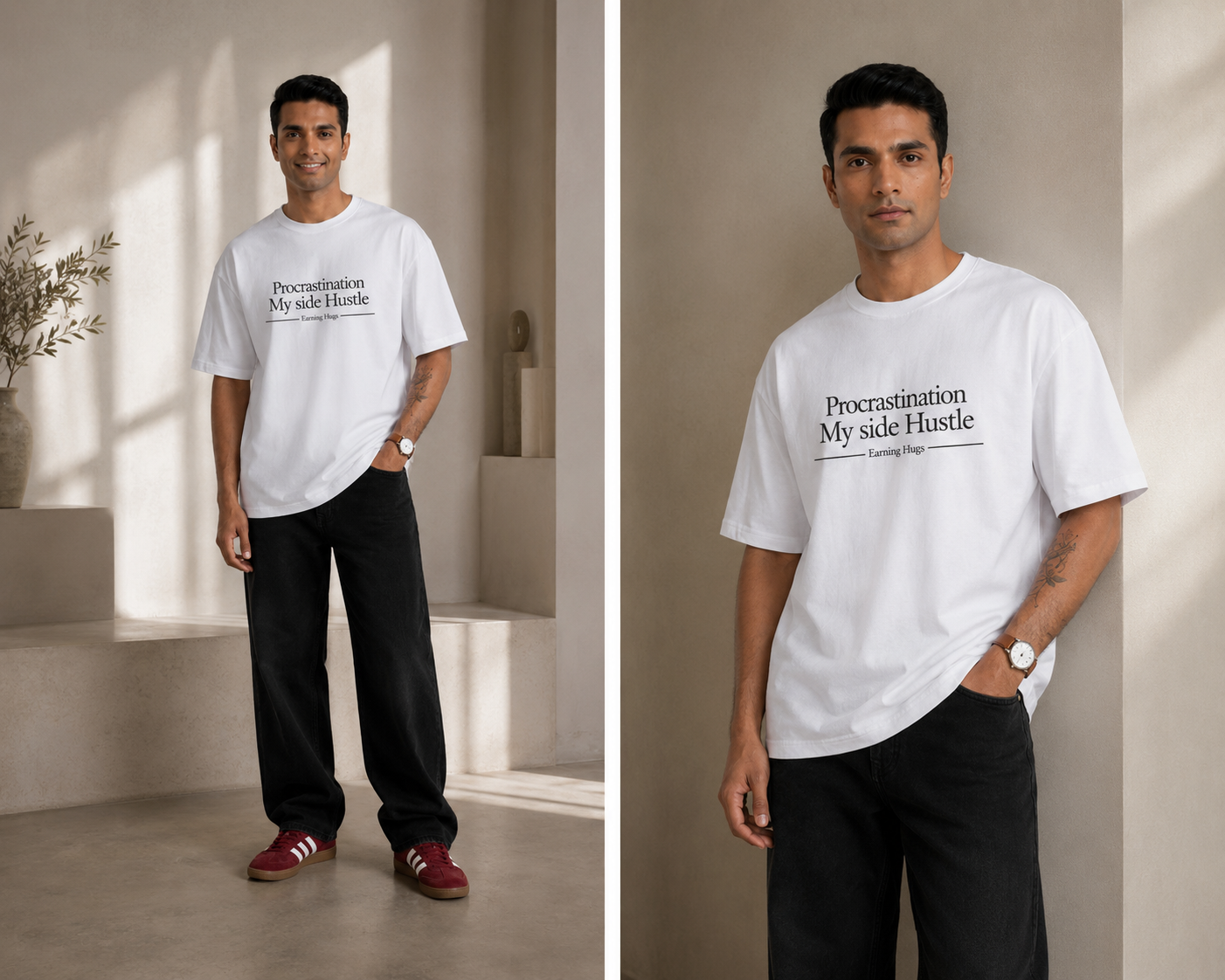 Procastination | Premium Unisex Oversized Classic T-Shirt
