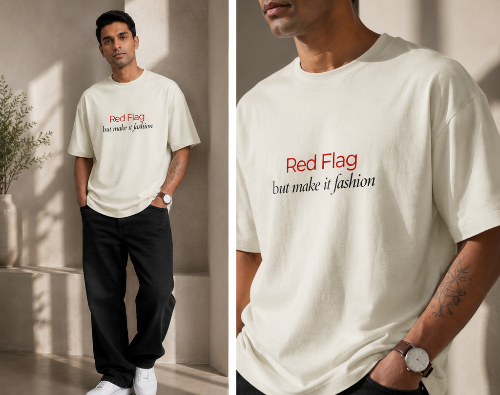 Red Flag | Premium Unisex Oversized Classic T-Shirt