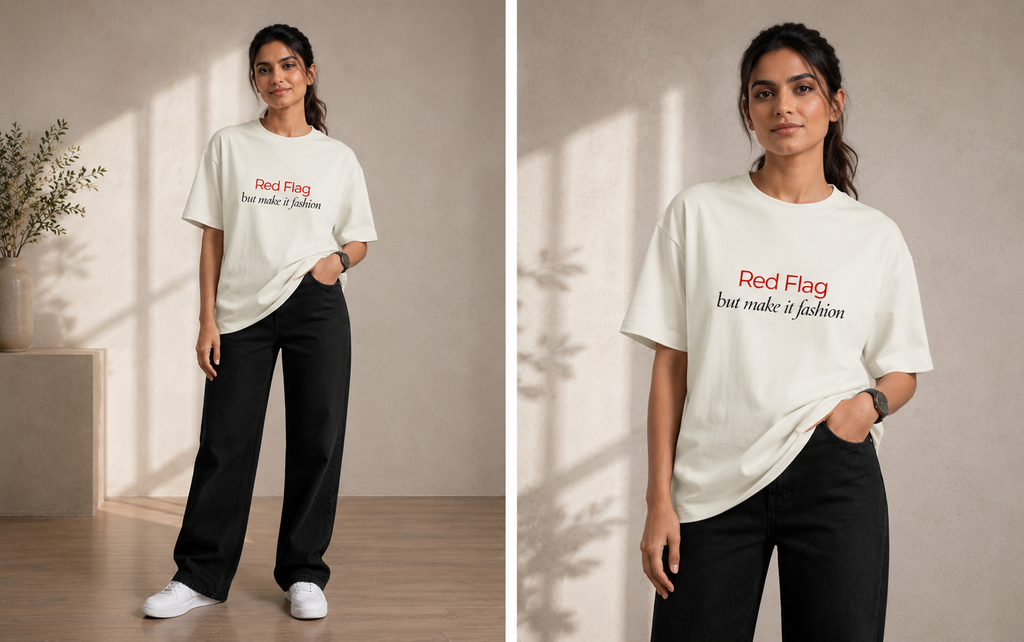 Red Flag | Premium Unisex Oversized Classic T-Shirt