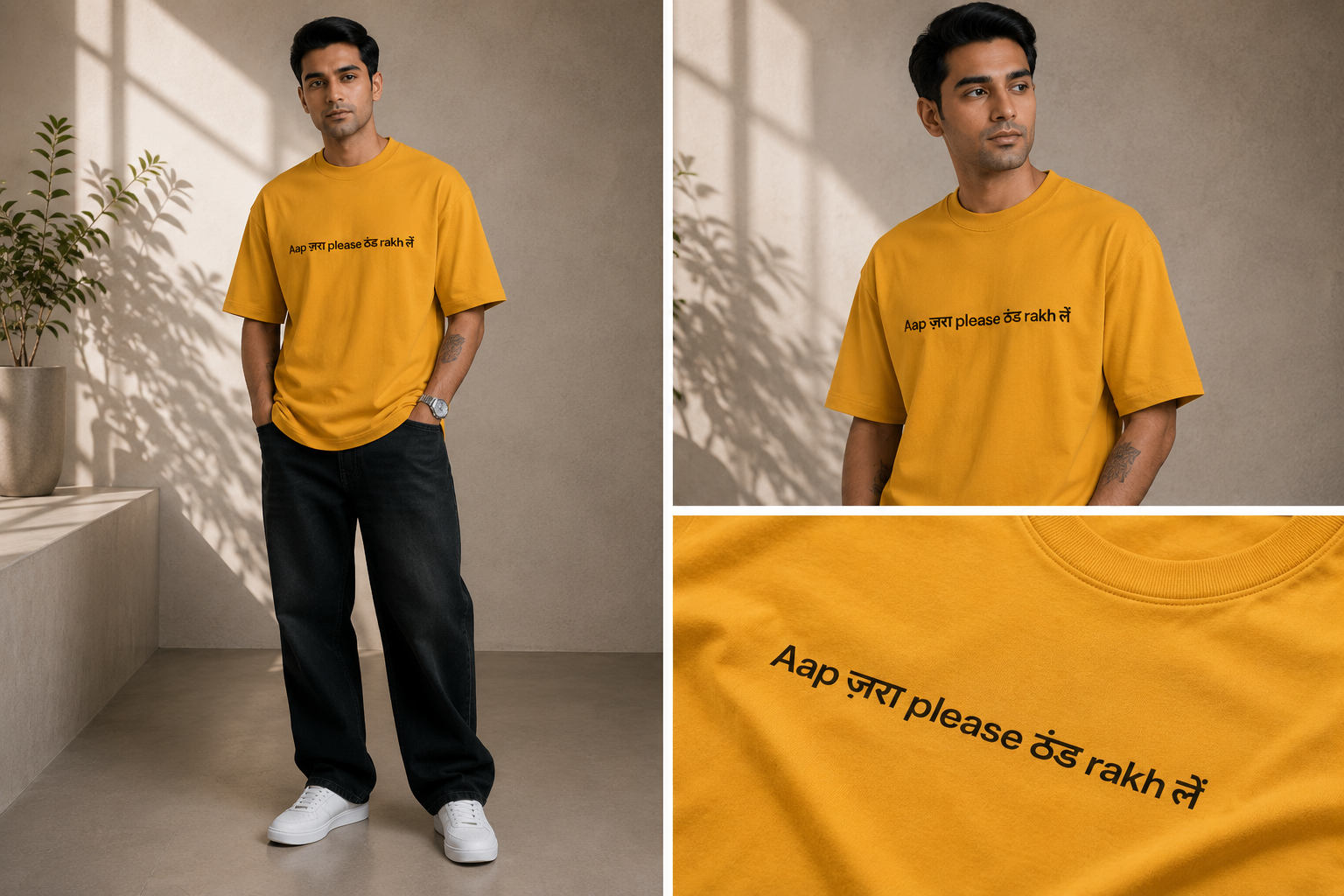 Thand Rakh Le | Premium Unisex Oversized Classic T-Shirt
